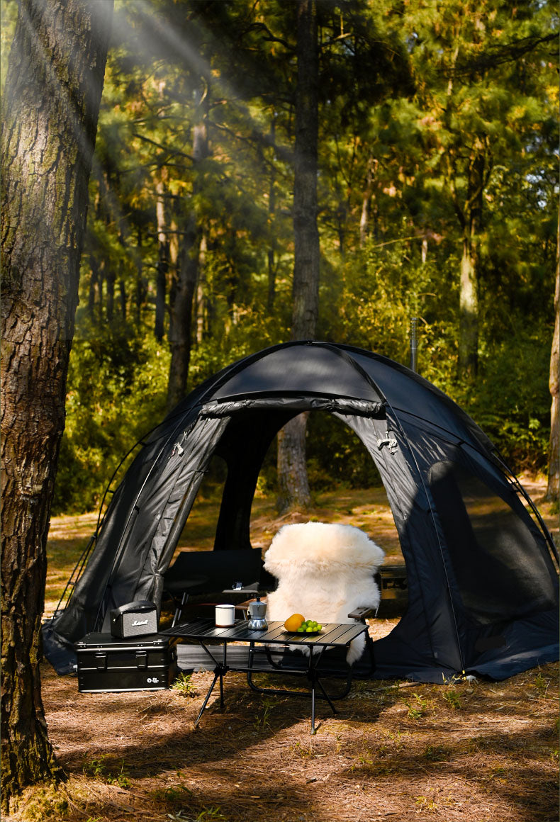 Camping Gear Portable Table Roll up Aluminum Alloy Lightweight Folding Table