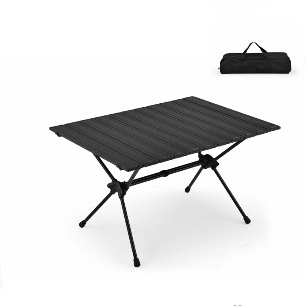 Camping Gear Portable Table Roll up Aluminum Alloy Lightweight Folding Table
