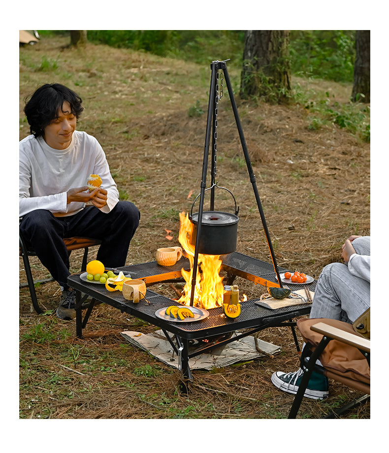 Cooking Accessories Camp Kitchen Lightweight Table Mini Portable BBQ Picnic Beach Metal Mesh Table