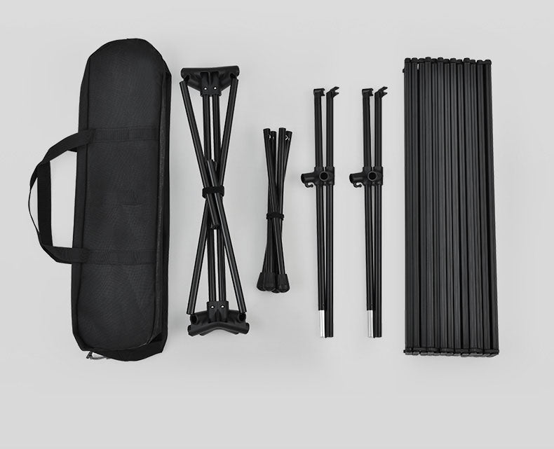 Camping Gear Portable Table Roll up Aluminum Alloy Lightweight Folding Table