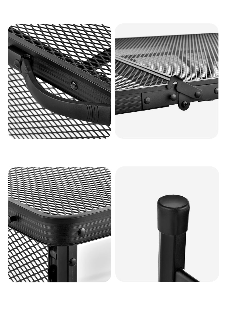 Cooking Accessories Camp Kitchen Lightweight Table Mini Portable BBQ Picnic Beach Metal Mesh Table