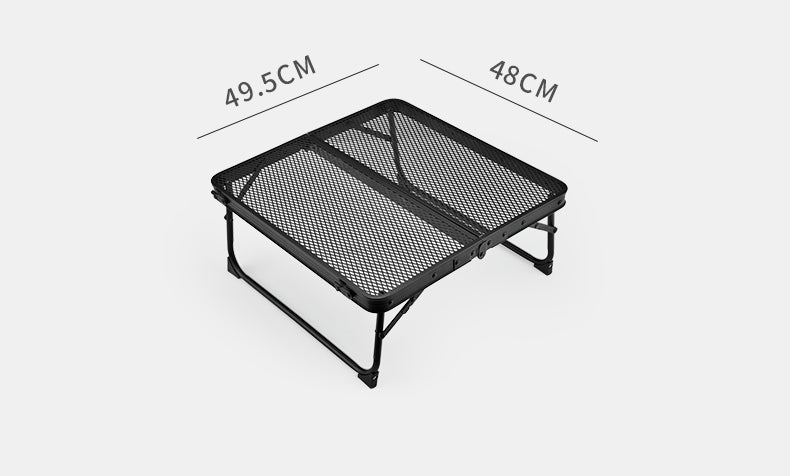 Cooking Accessories Camp Kitchen Lightweight Table Mini Portable BBQ Picnic Beach Metal Mesh Table