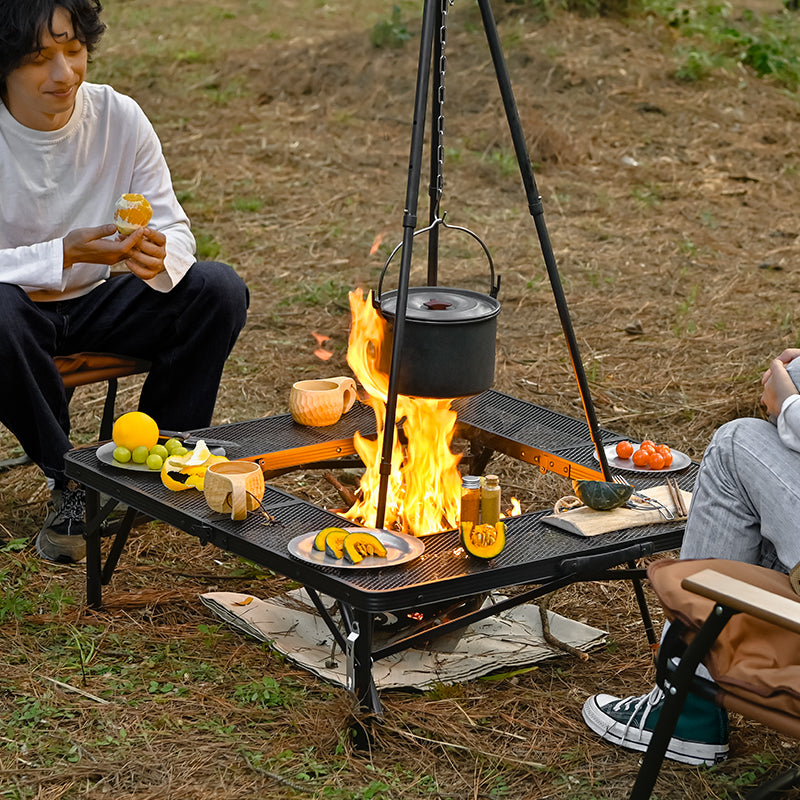 Cooking Accessories Camp Kitchen Lightweight Table Mini Portable BBQ Picnic Beach Metal Mesh Table