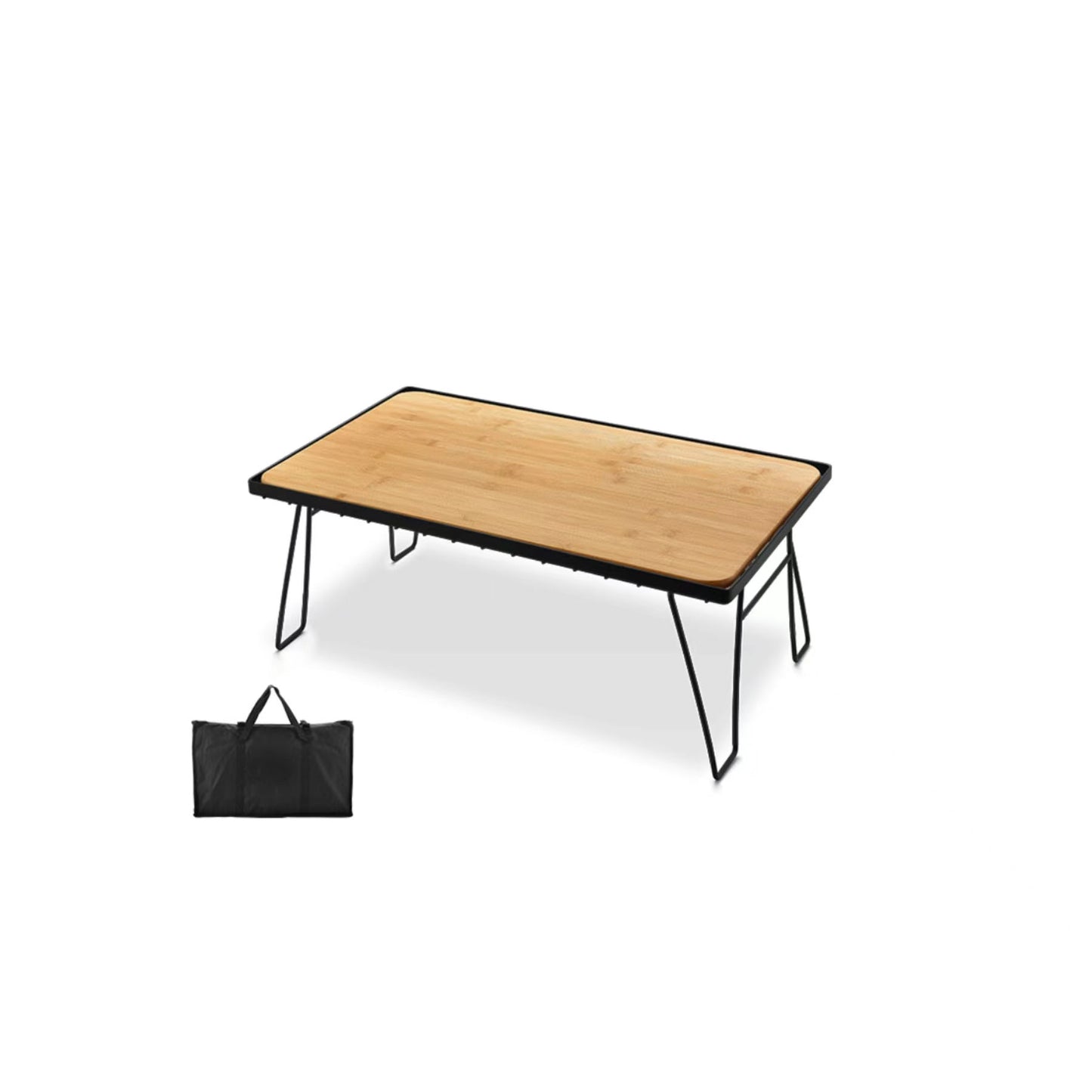 Table Camping Bamboo Dining Mesh Table Outdoor Portable Barbecue Tableware Draining Mesh Table