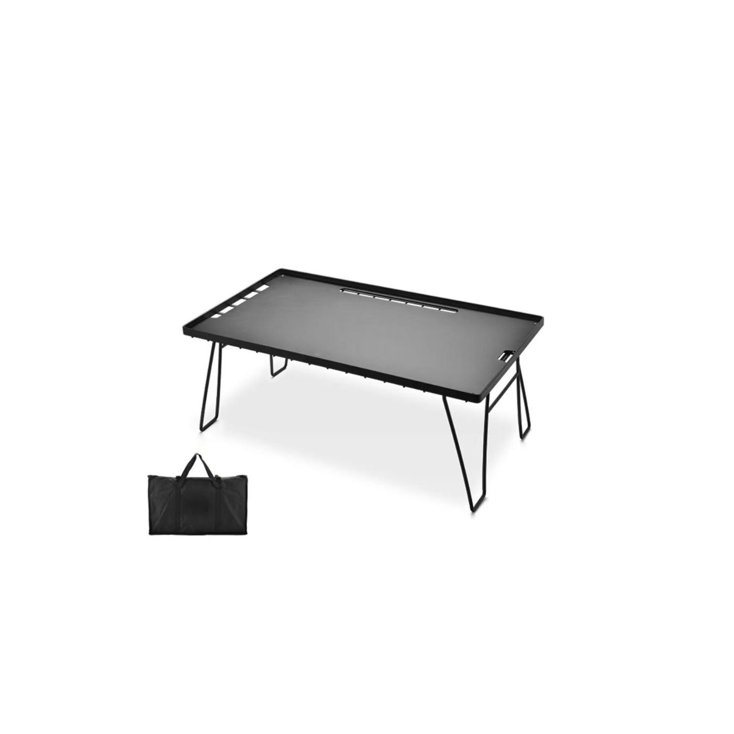 Table Camping Bamboo Dining Mesh Table Outdoor Portable Barbecue Tableware Draining Mesh Table