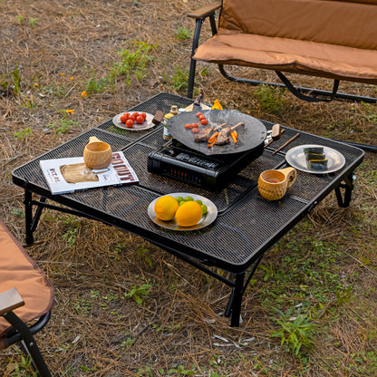 Cooking Accessories Camp Kitchen Lightweight Table Mini Portable BBQ Picnic Beach Metal Mesh Table