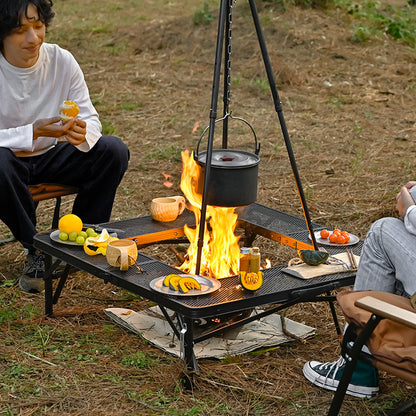 Cooking Accessories Camp Kitchen Lightweight Table Mini Portable BBQ Picnic Beach Metal Mesh Table