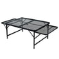 Folding Fire Pit Camping Table and Cooking Mini Folding and Portable Wine Table for Outdoors