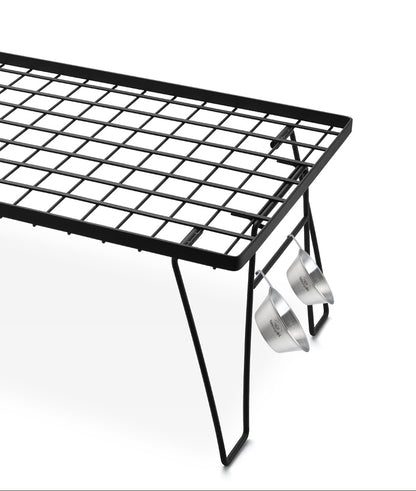 Table Camping Bamboo Dining Mesh Table Outdoor Portable Barbecue Tableware Draining Mesh Table