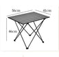 Portable Camping Side Table Ultralight Aluminum Roll up Camping Car Small Folding Tables for Camping